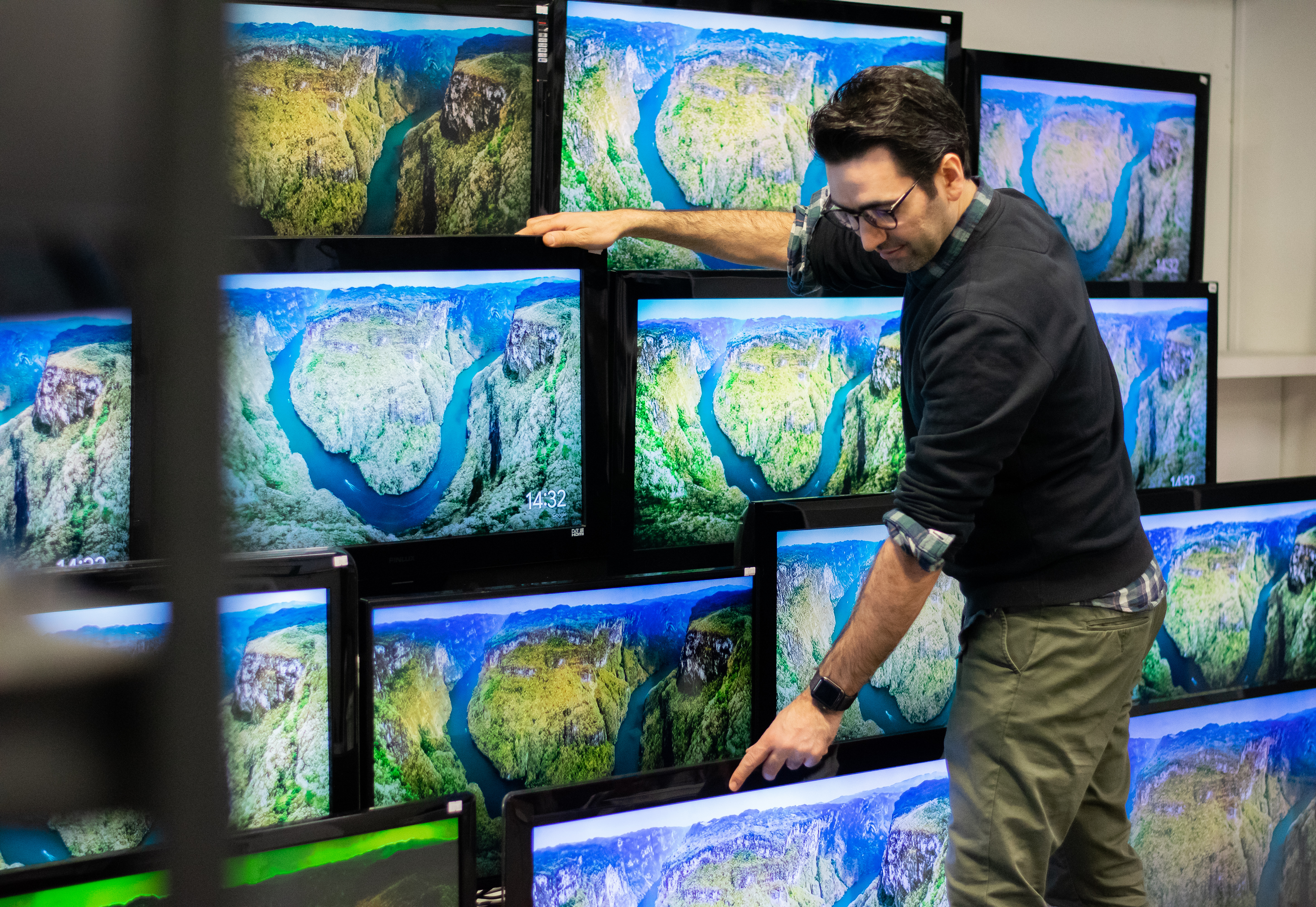 Begagnade TV-skärmar